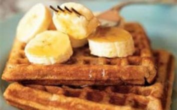 Muzlu Çikolatalı Waffle Tarifi